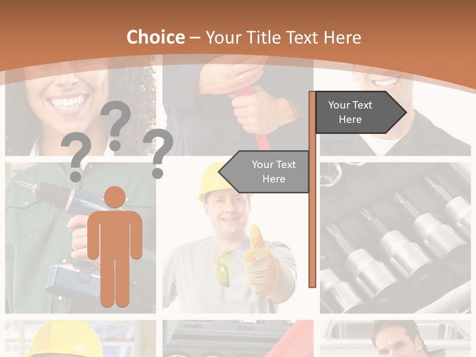 Shower Sink Service PowerPoint Template