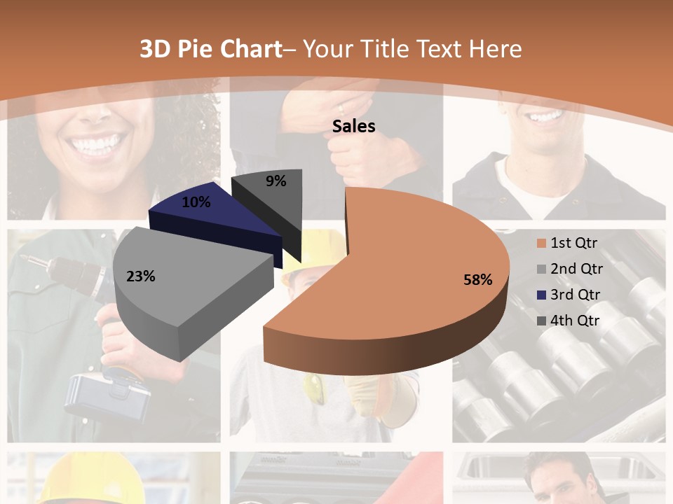 Shower Sink Service PowerPoint Template
