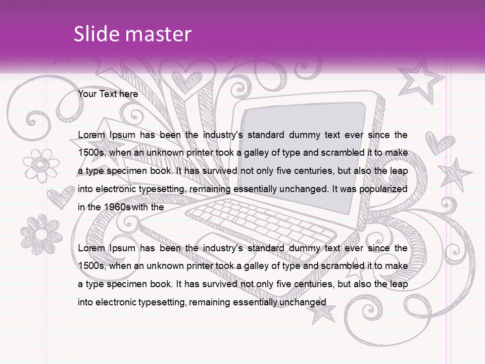 Industrial Chrome Drain PowerPoint Template