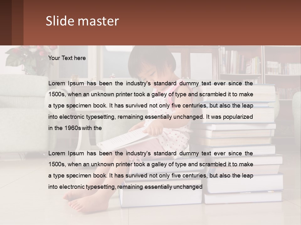 Cute Genius Studying PowerPoint Template