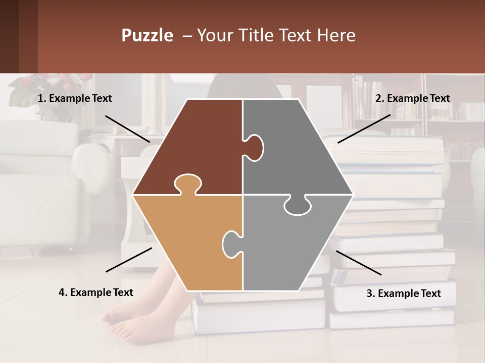 Cute Genius Studying PowerPoint Template
