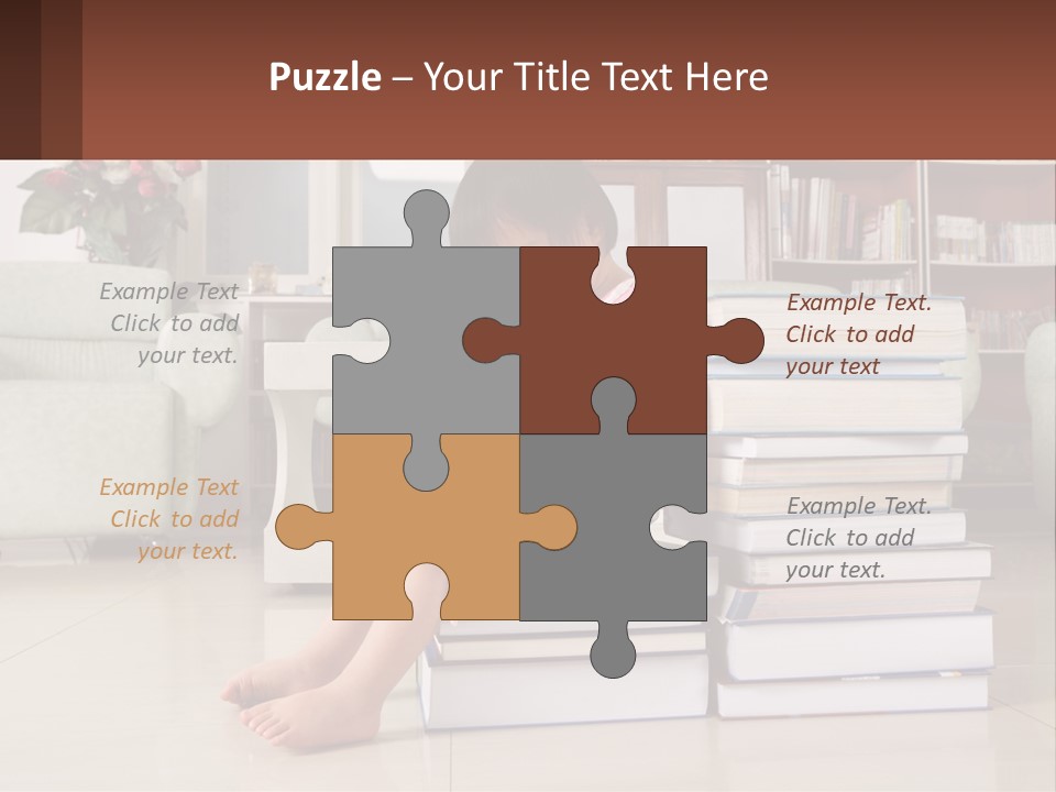 Cute Genius Studying PowerPoint Template