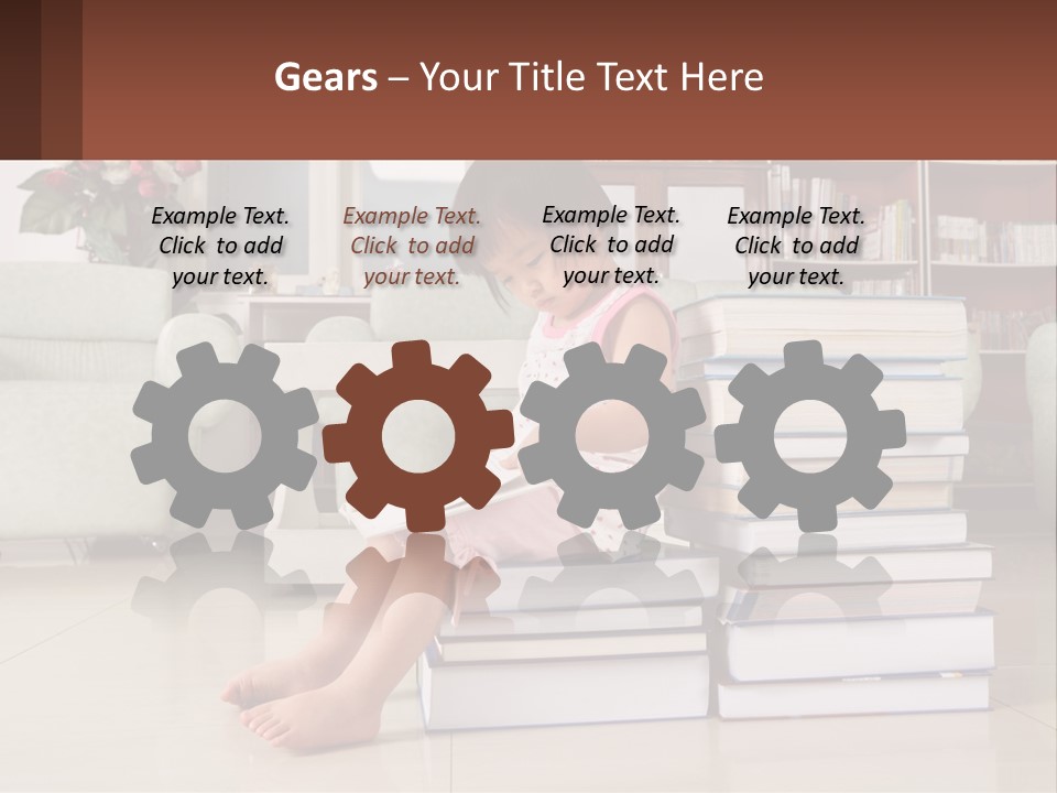 Cute Genius Studying PowerPoint Template