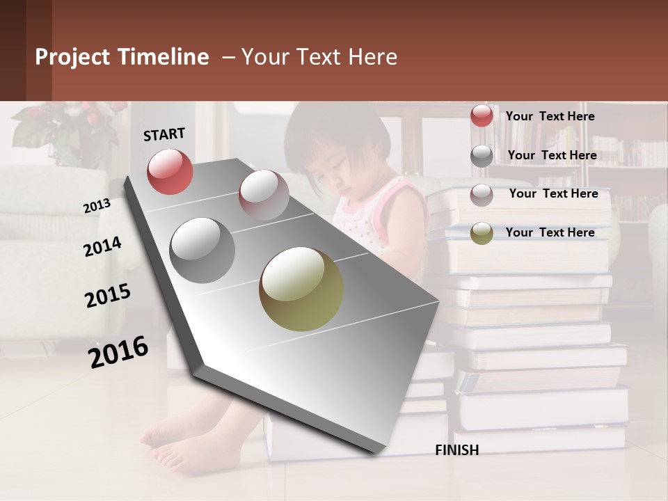 Cute Genius Studying PowerPoint Template