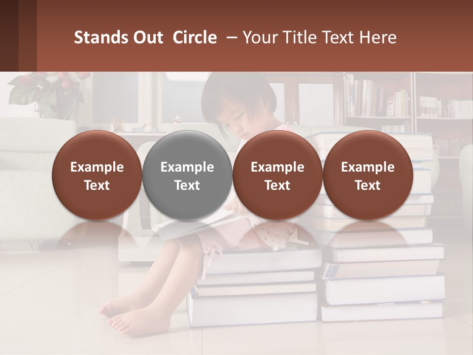 Cute Genius Studying PowerPoint Template