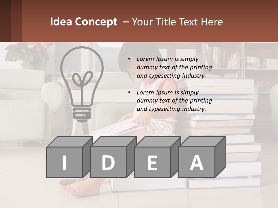 Cute Genius Studying PowerPoint Template