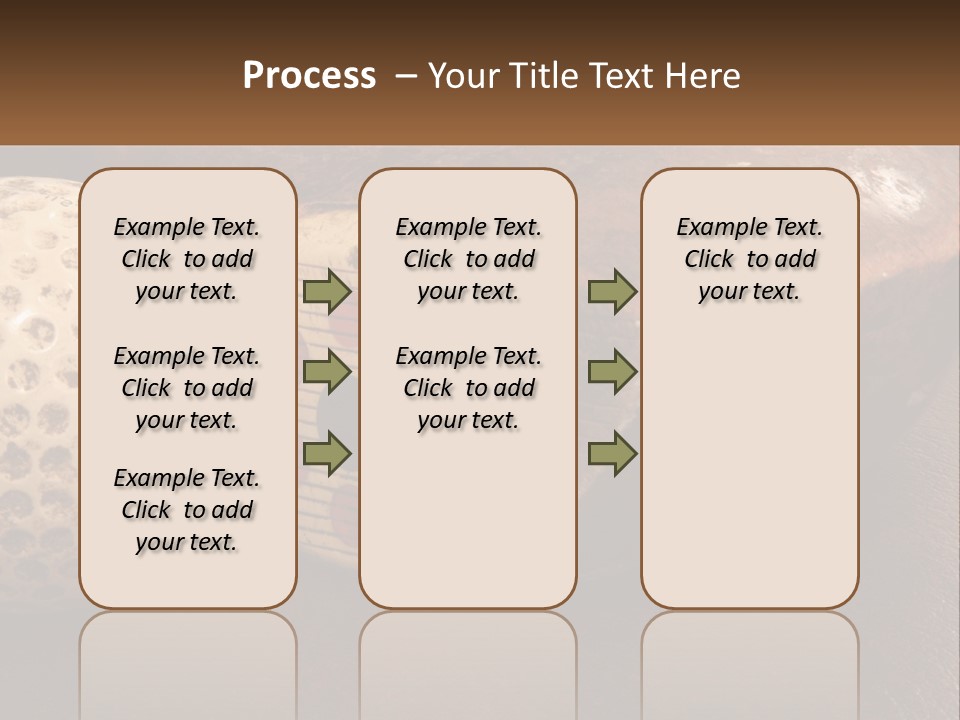 A Close Up Of A Golf Ball On A Table PowerPoint Template