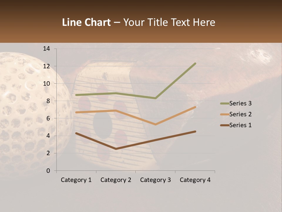 A Close Up Of A Golf Ball On A Table PowerPoint Template