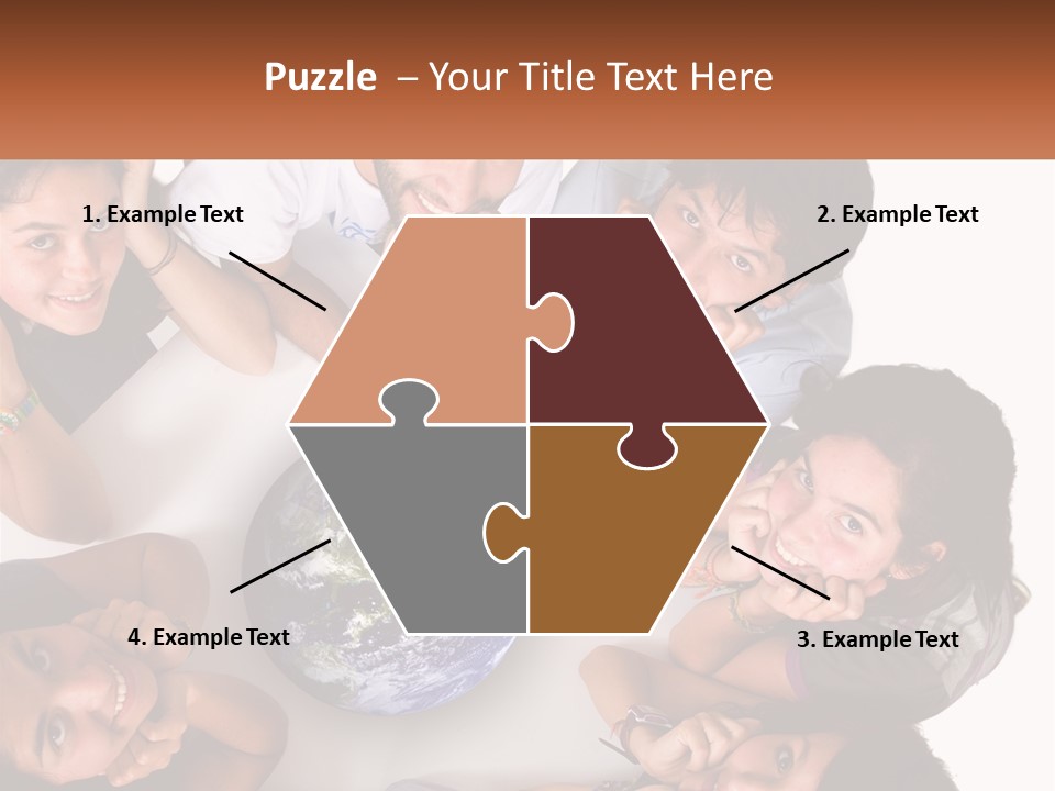 Male Hands Isolated PowerPoint Template