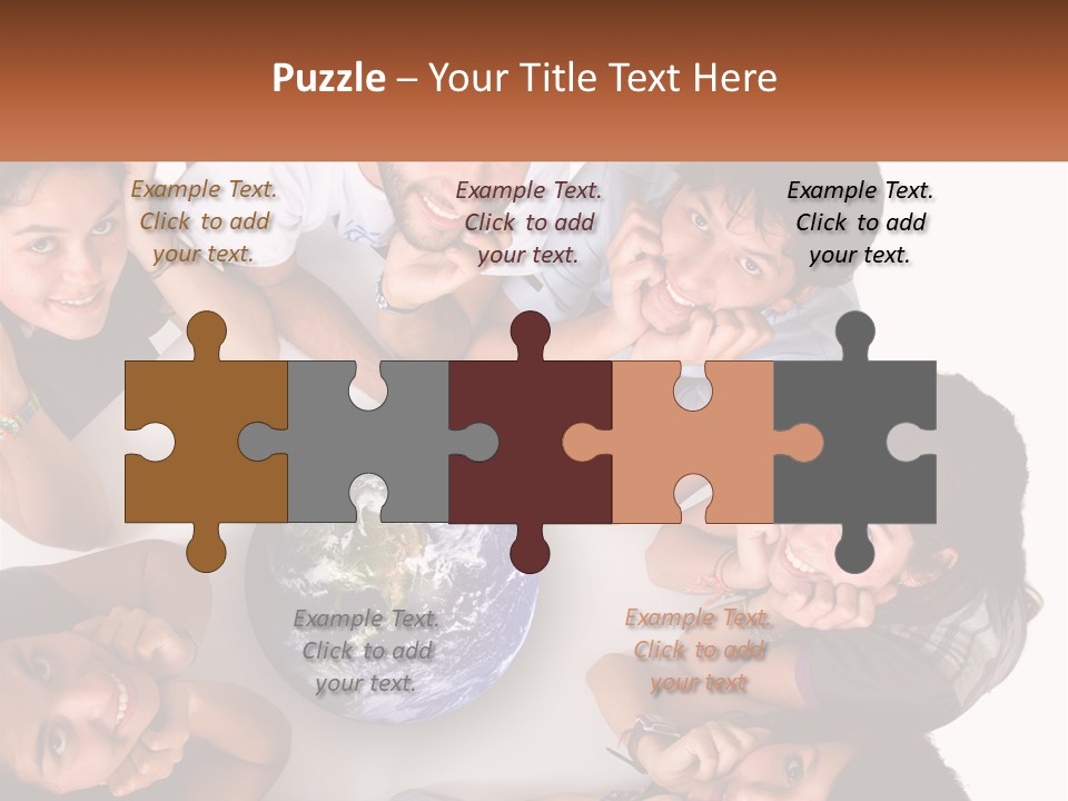 Male Hands Isolated PowerPoint Template