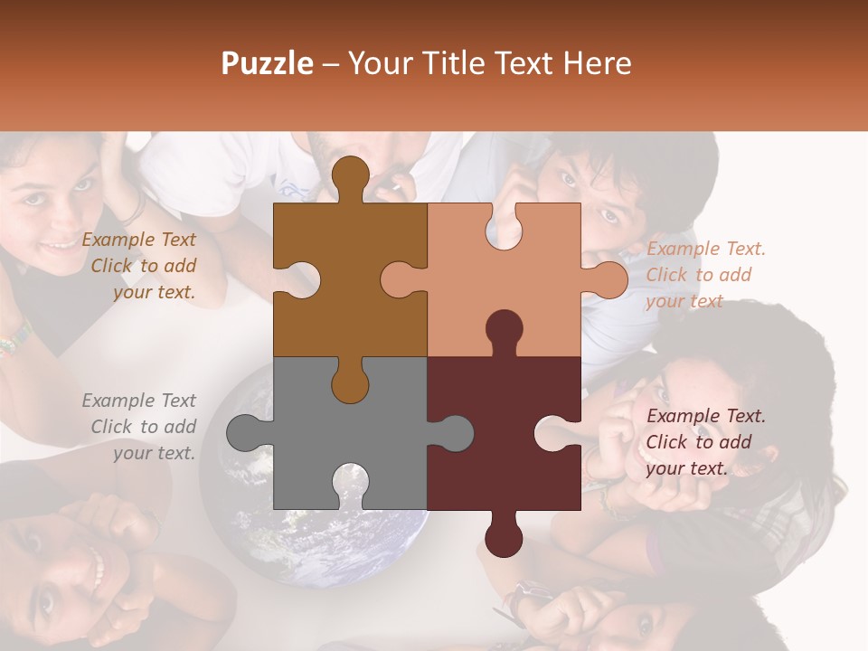 Male Hands Isolated PowerPoint Template