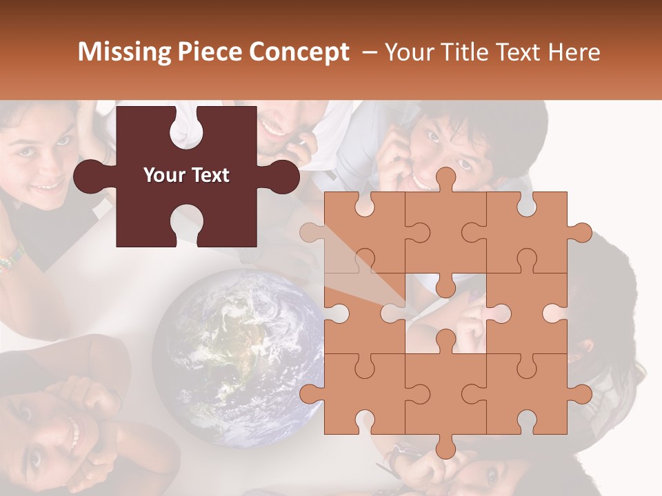 Male Hands Isolated PowerPoint Template