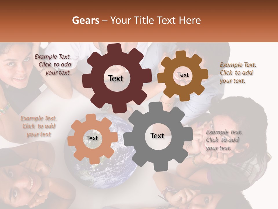 Male Hands Isolated PowerPoint Template