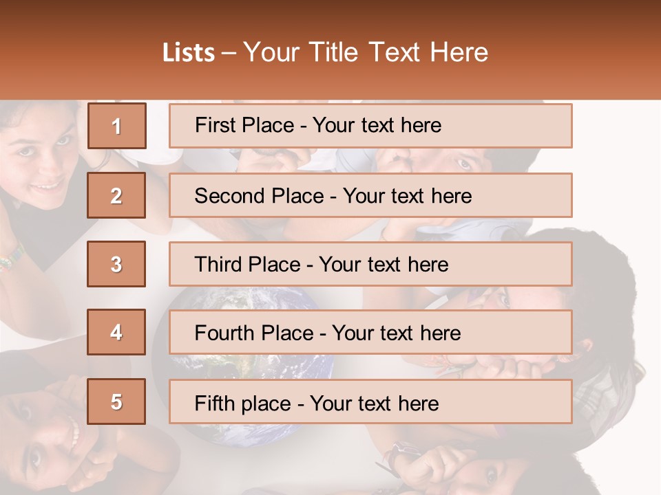 Male Hands Isolated PowerPoint Template