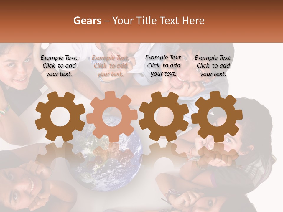 Male Hands Isolated PowerPoint Template