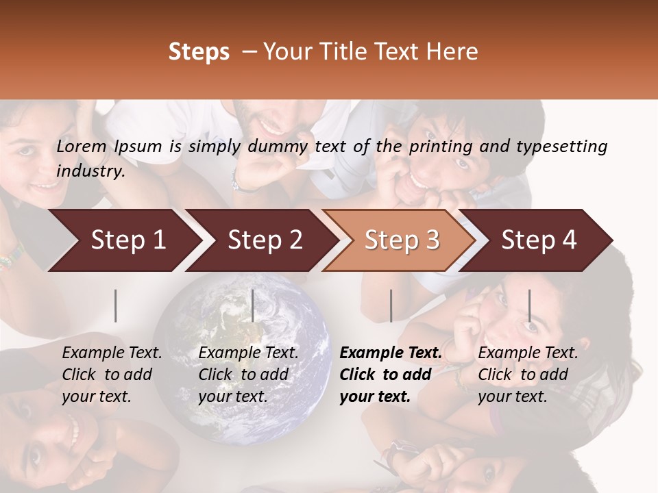 Male Hands Isolated PowerPoint Template