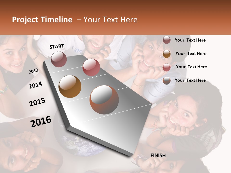Male Hands Isolated PowerPoint Template