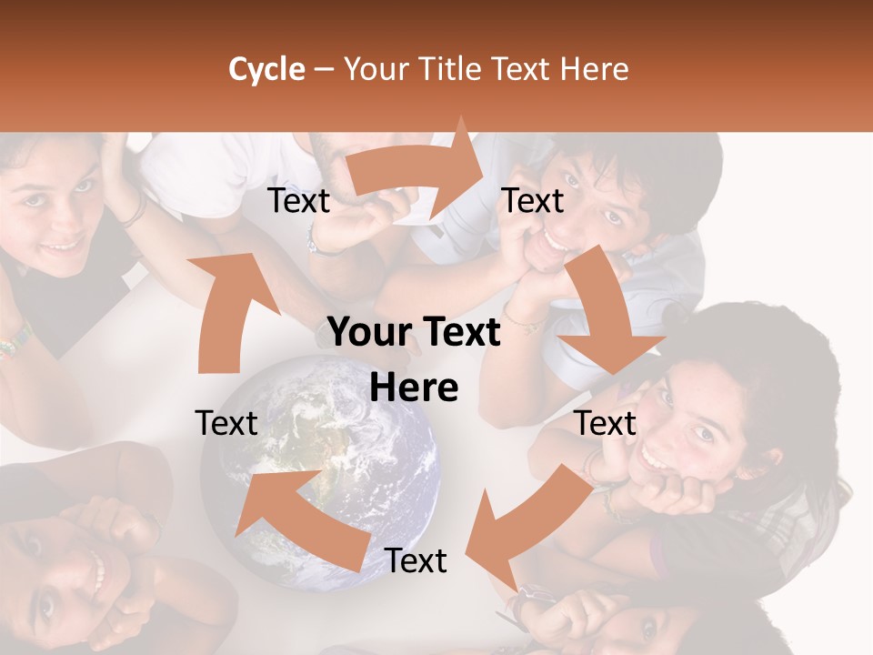 Male Hands Isolated PowerPoint Template