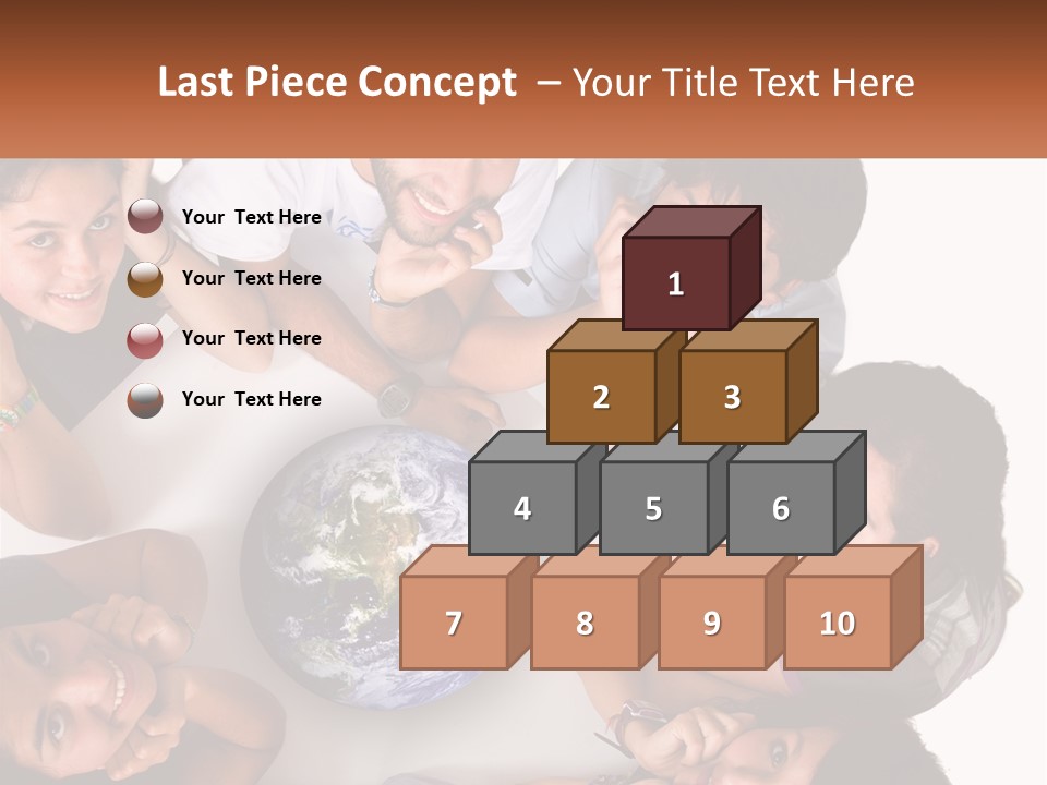 Male Hands Isolated PowerPoint Template