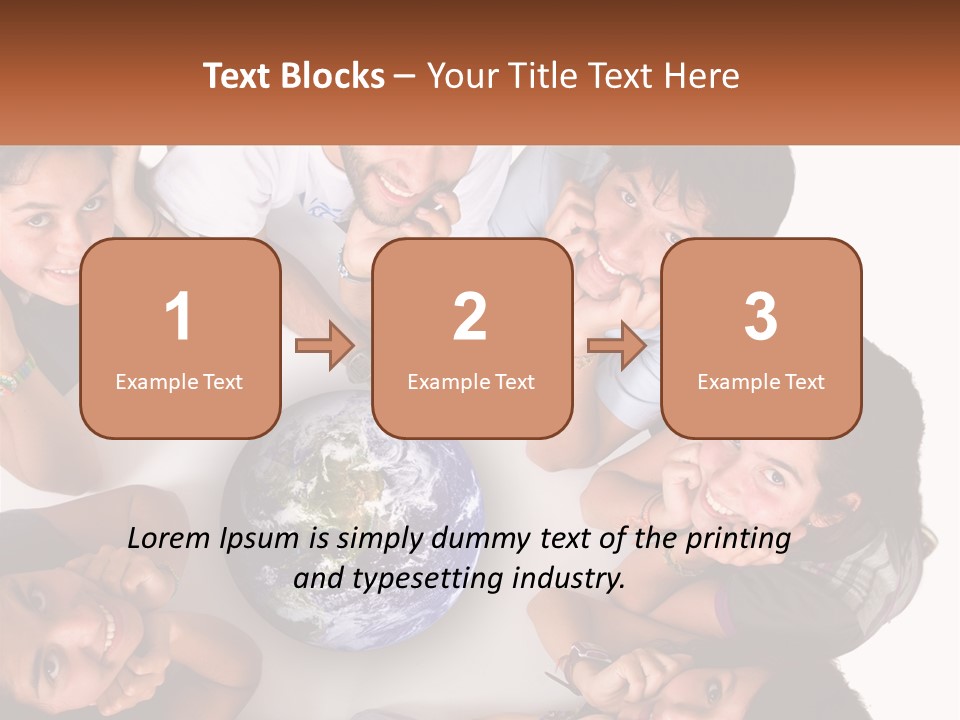 Male Hands Isolated PowerPoint Template