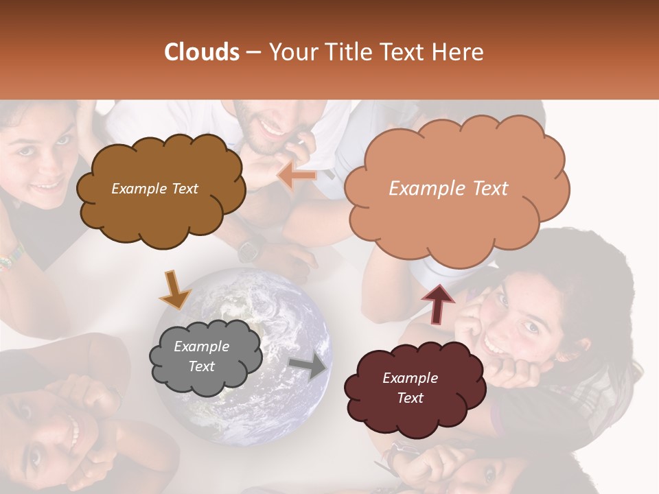 Male Hands Isolated PowerPoint Template