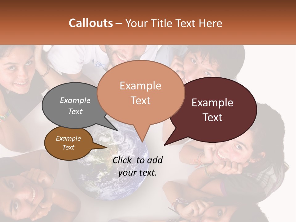 Male Hands Isolated PowerPoint Template