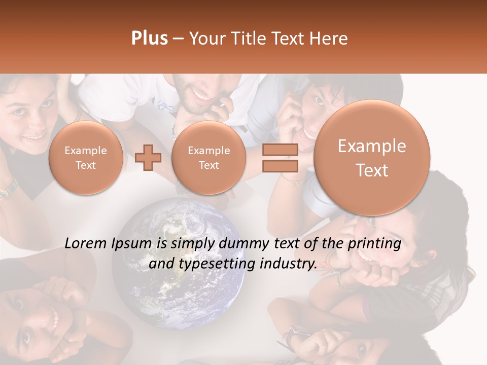 Male Hands Isolated PowerPoint Template