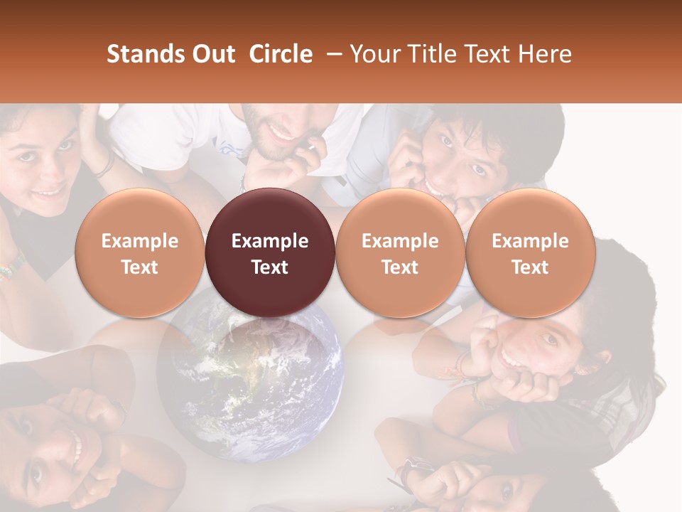 Male Hands Isolated PowerPoint Template