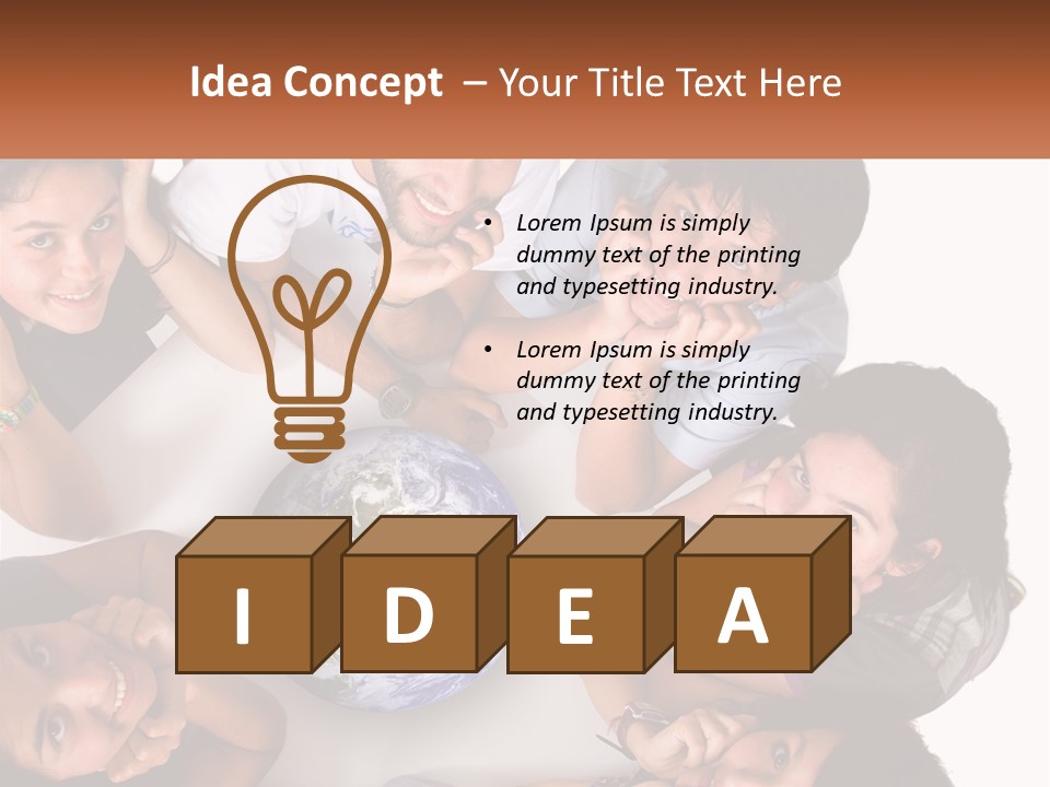 Male Hands Isolated PowerPoint Template