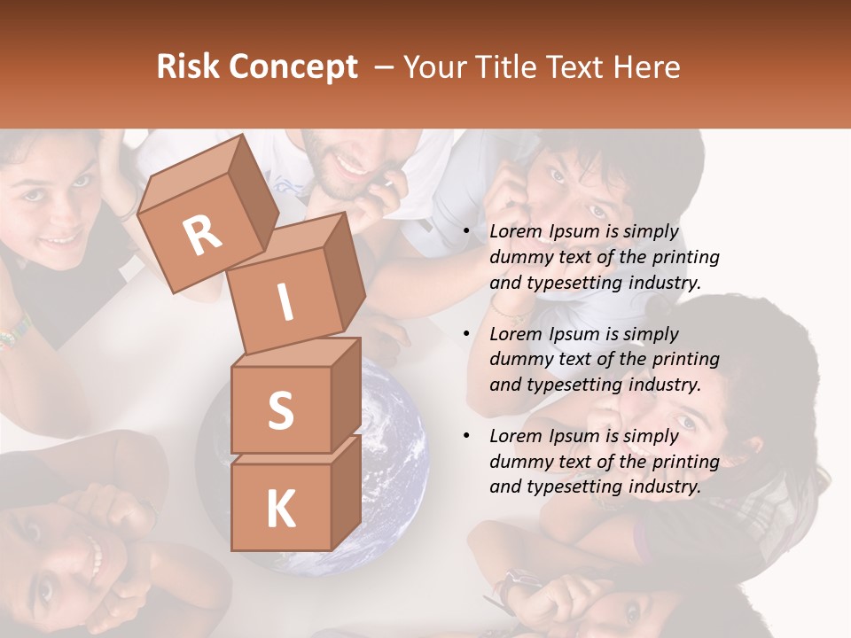 Male Hands Isolated PowerPoint Template