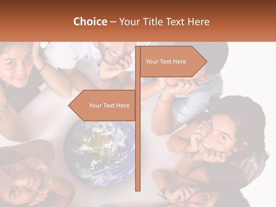 Male Hands Isolated PowerPoint Template