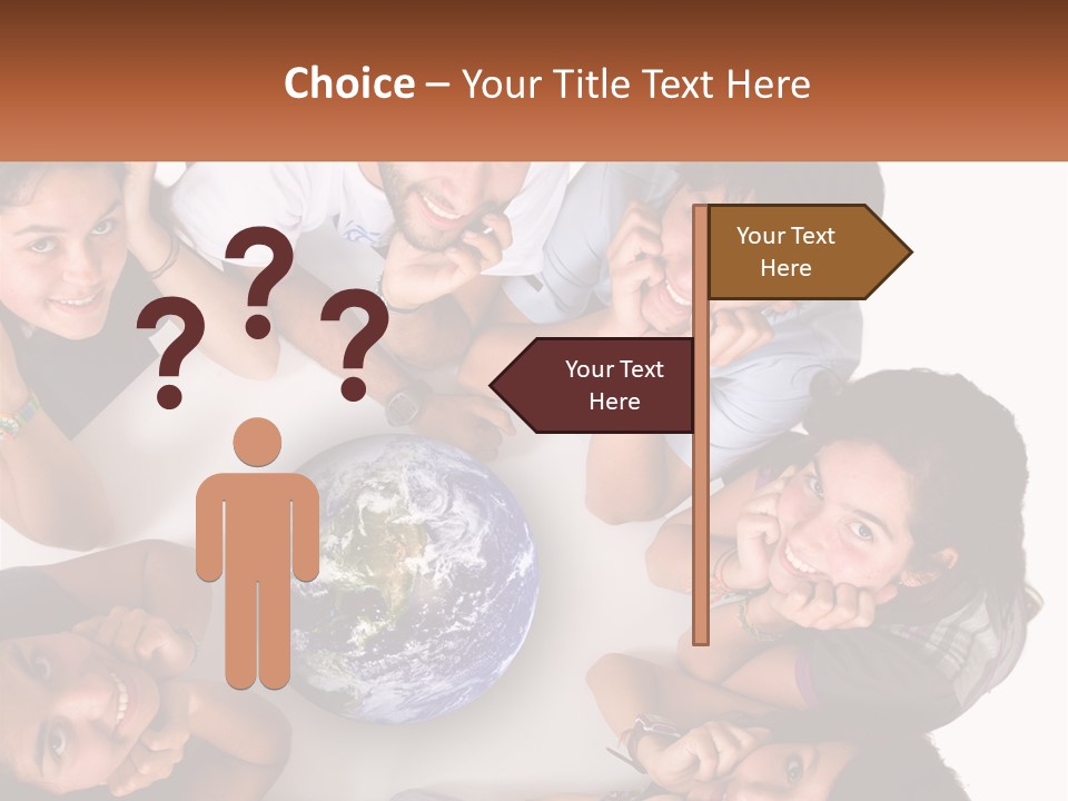 Male Hands Isolated PowerPoint Template