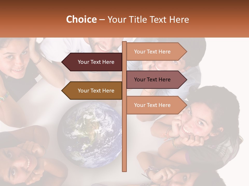 Male Hands Isolated PowerPoint Template