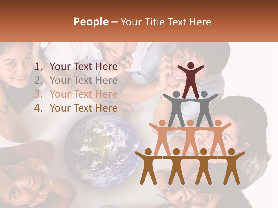 Male Hands Isolated PowerPoint Template