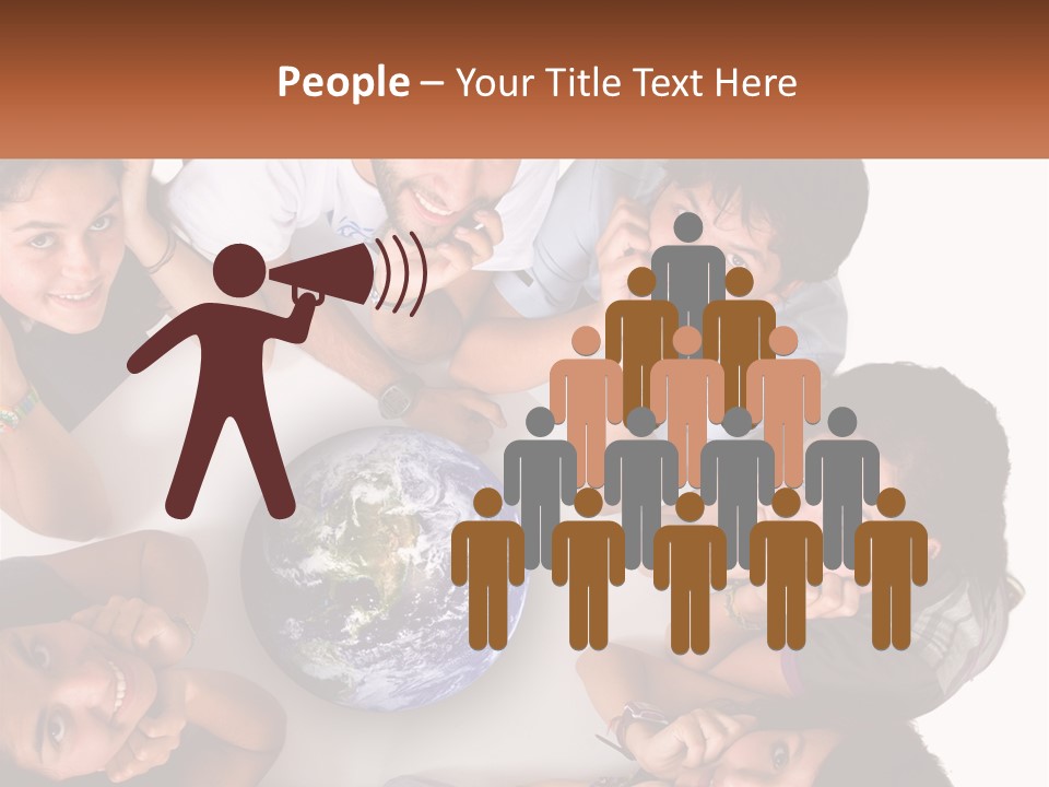 Male Hands Isolated PowerPoint Template