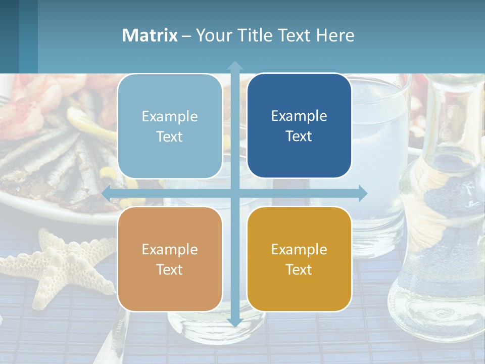 Seafood Set Table PowerPoint Template