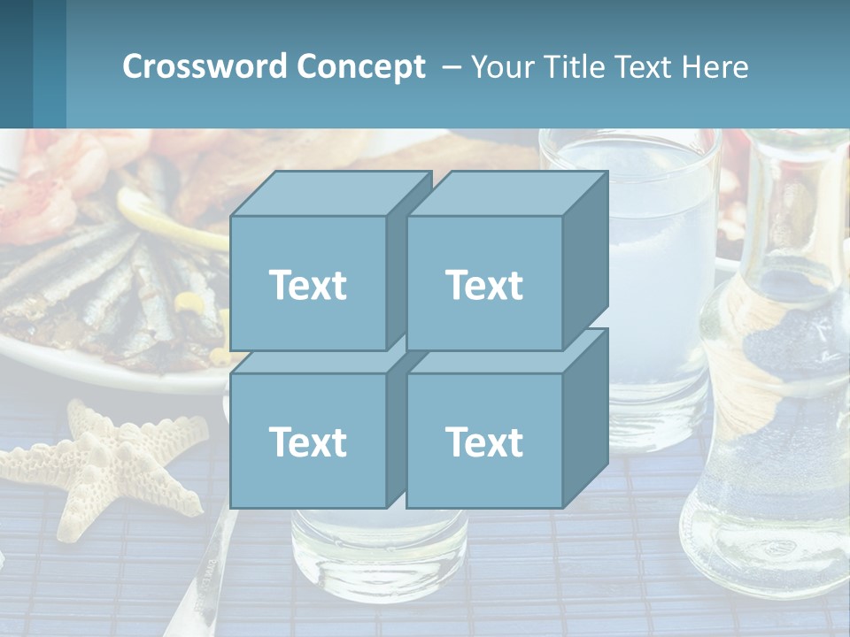 Seafood Set Table PowerPoint Template