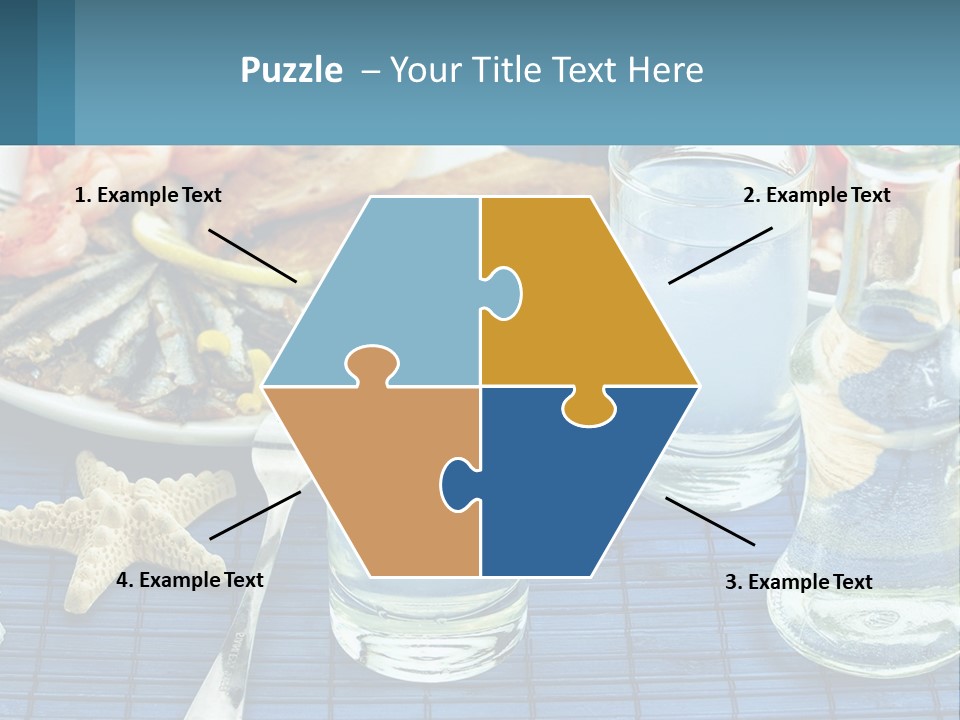 Seafood Set Table PowerPoint Template