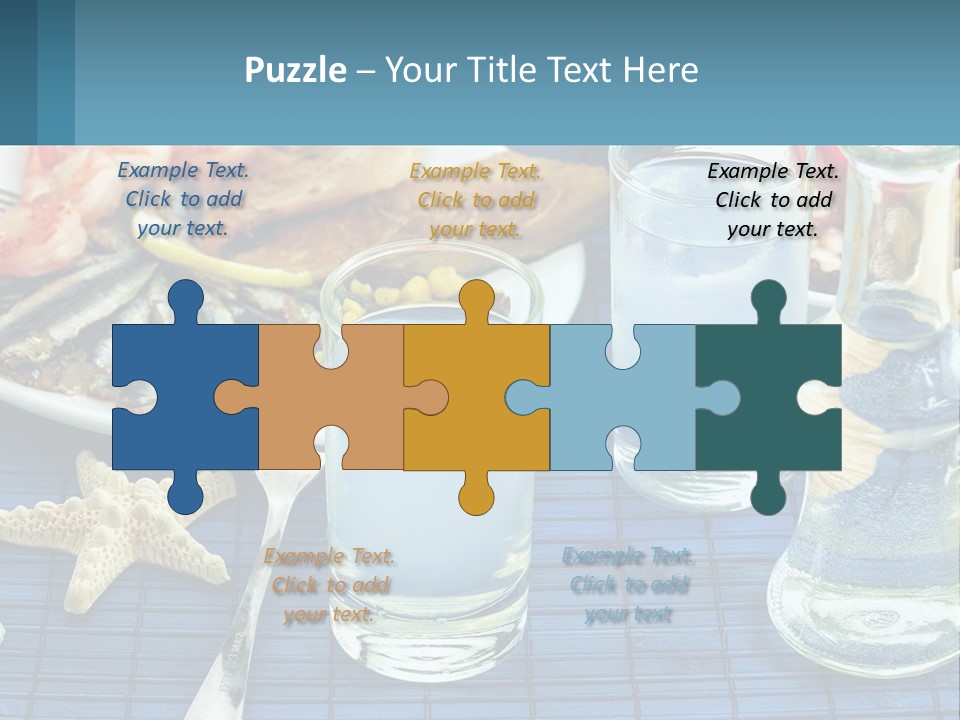 Seafood Set Table PowerPoint Template