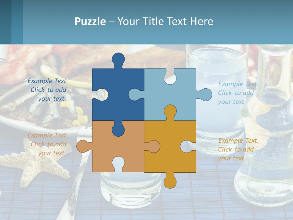 Seafood Set Table PowerPoint Template