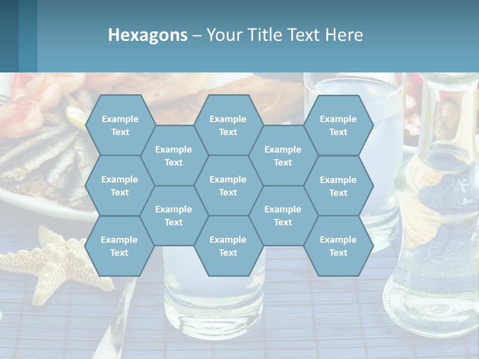 Seafood Set Table PowerPoint Template