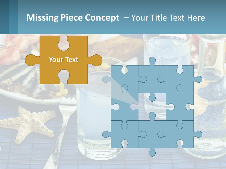 Seafood Set Table PowerPoint Template