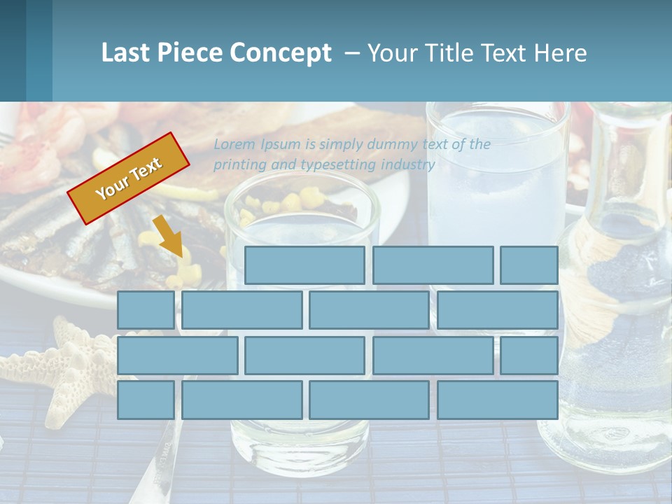 Seafood Set Table PowerPoint Template