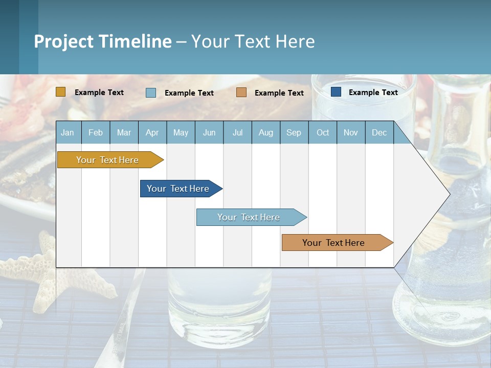 Seafood Set Table PowerPoint Template