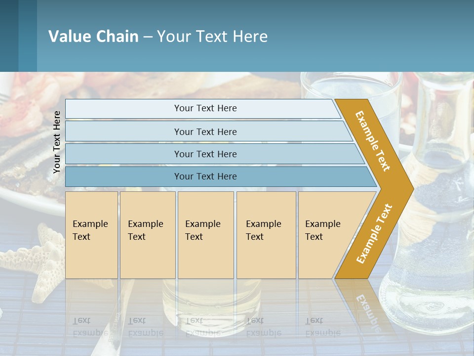 Seafood Set Table PowerPoint Template