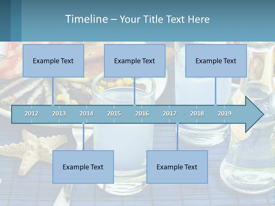 Seafood Set Table PowerPoint Template
