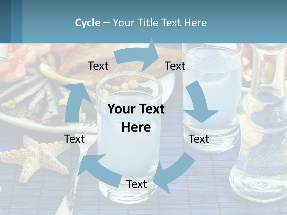 Seafood Set Table PowerPoint Template