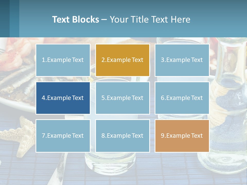 Seafood Set Table PowerPoint Template