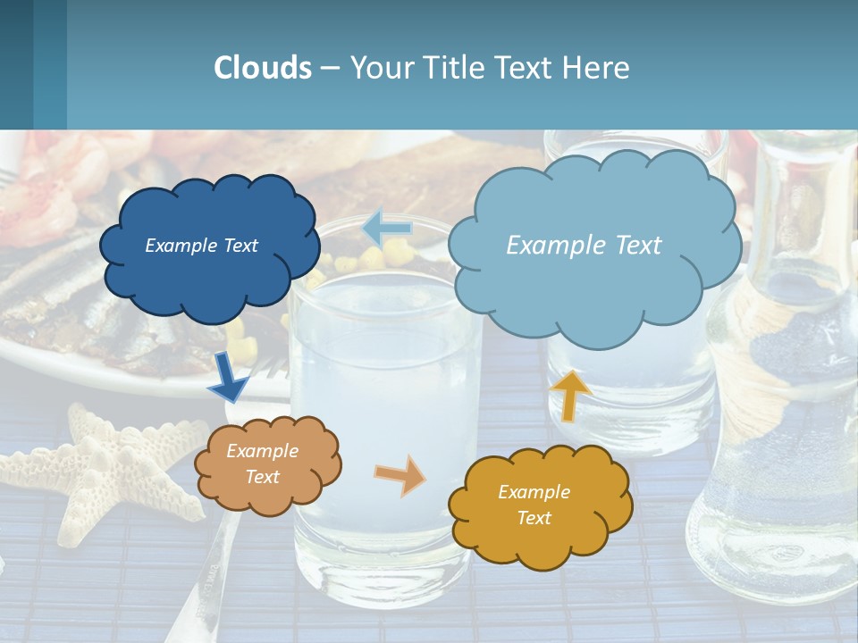 Seafood Set Table PowerPoint Template