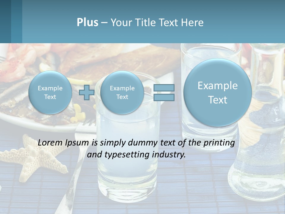 Seafood Set Table PowerPoint Template